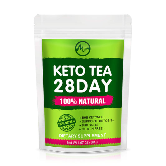 28-Day Healthy Keto Weight Loss Diet Detox - Flat Tummy Keto Tea